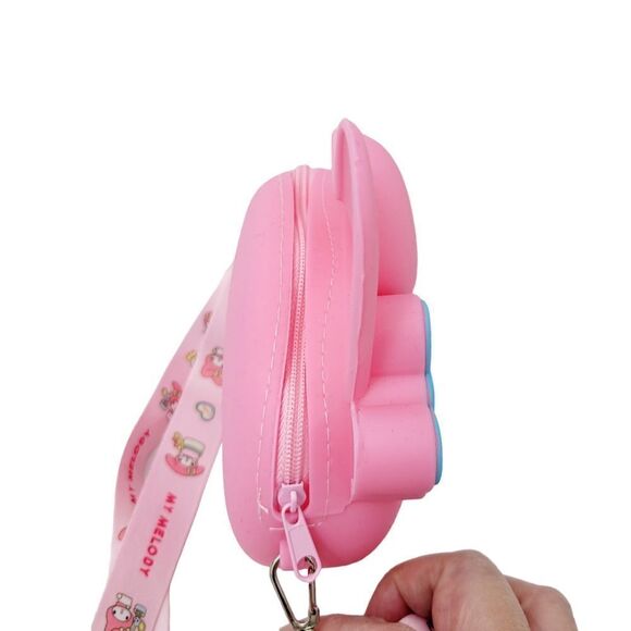 Brand New My Melody Silicone Rubber Crossbody Bag - Picture 4 of 7